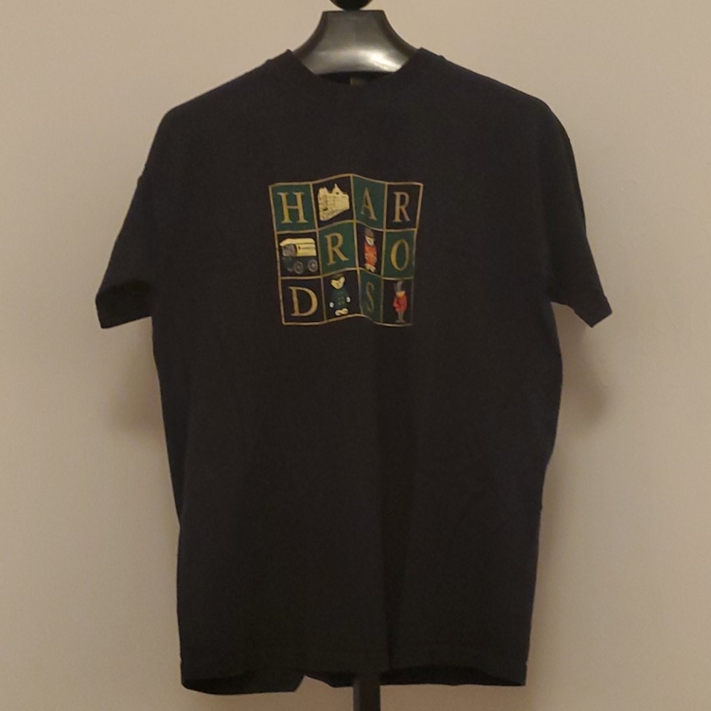 Harrods T-shirt Black Sz XL